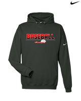 Velocracy by Citius Baseball Cut - Nike Club Fleece Hoodie