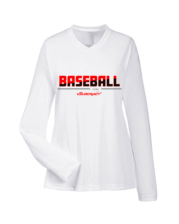 Velocracy by Citius Baseball Cut - Womens Performance Longsleeve