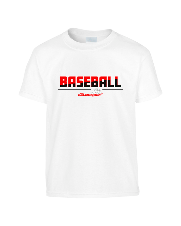 Velocracy by Citius Baseball Cut - Youth Shirt