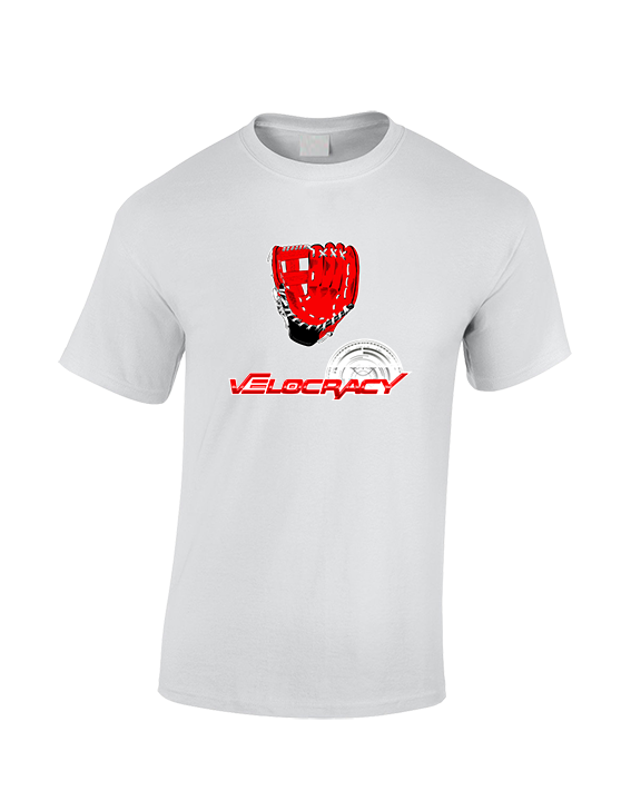 Velocracy by Citius Baseball Glove - Cotton T-Shirt