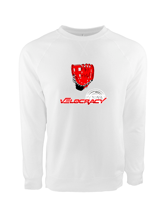 Velocracy by Citius Baseball Glove - Crewneck Sweatshirt