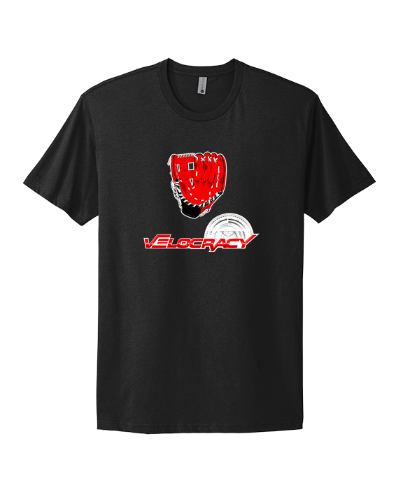 Velocracy by Citius Baseball Glove - Mens Select Cotton T-Shirt