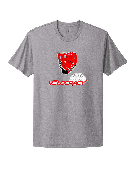 Velocracy by Citius Baseball Glove - Mens Select Cotton T-Shirt