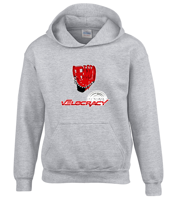Velocracy by Citius Baseball Glove - Unisex Hoodie