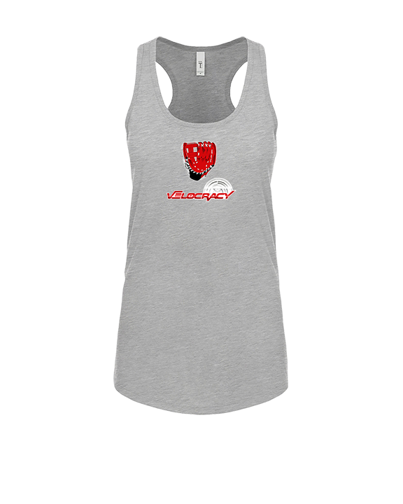 Velocracy by Citius Baseball Glove - Womens Tank Top