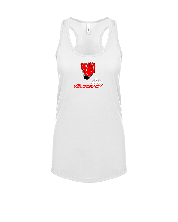 Velocracy by Citius Baseball Glove - Womens Tank Top