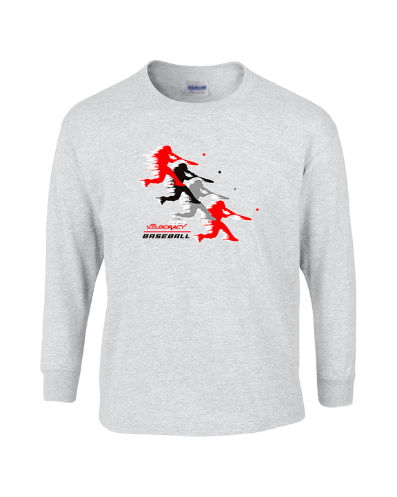 Velocracy by Citius Baseball Hitter - Cotton Longsleeve