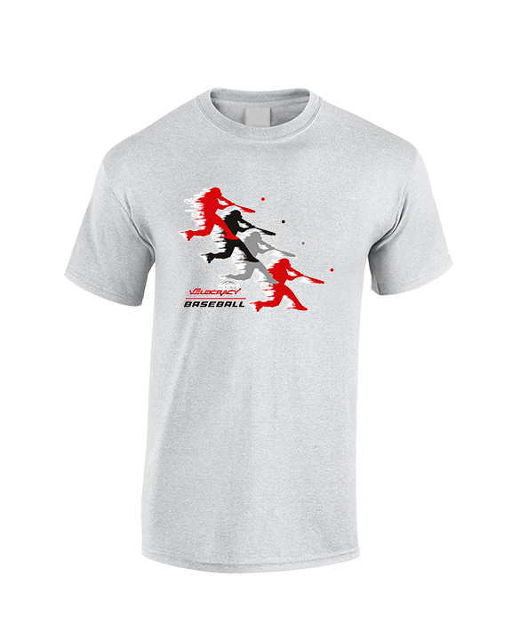 Velocracy by Citius Baseball Hitter - Cotton T-Shirt