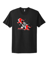 Velocracy by Citius Baseball Hitter - Mens Select Cotton T-Shirt