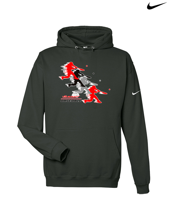 Velocracy by Citius Baseball Hitter - Nike Club Fleece Hoodie