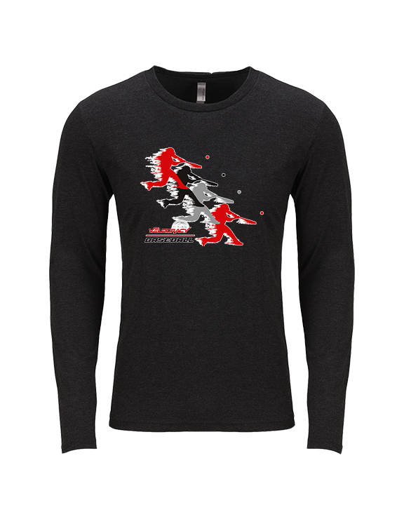 Velocracy by Citius Baseball Hitter - Tri-Blend Long Sleeve