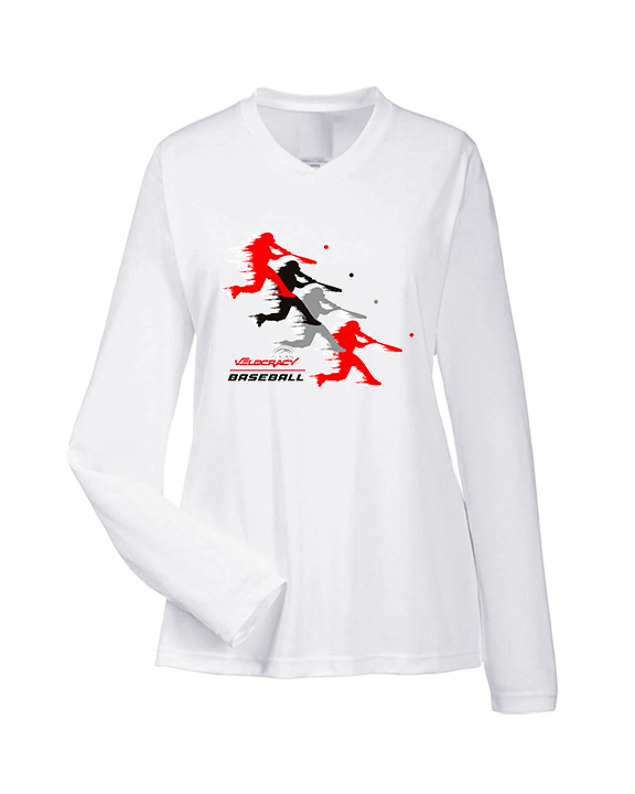 Velocracy by Citius Baseball Hitter - Womens Performance Longsleeve