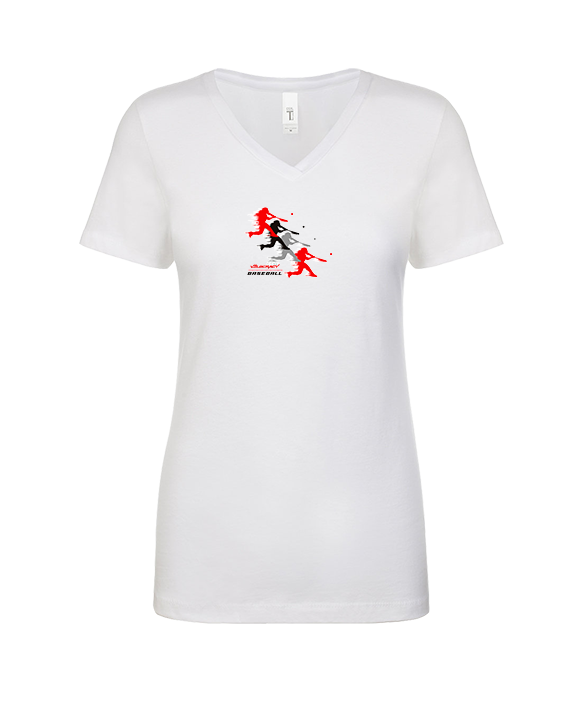 Velocracy by Citius Baseball Hitter - Womens Vneck