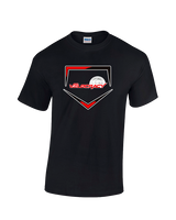 Velocracy by Citius Baseball Plate - Cotton T-Shirt