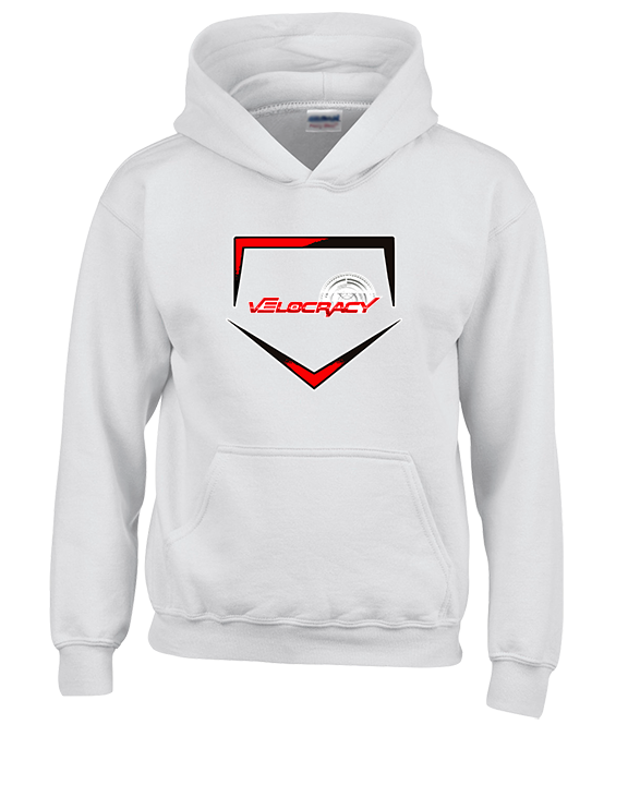 Velocracy by Citius Baseball Plate - Unisex Hoodie