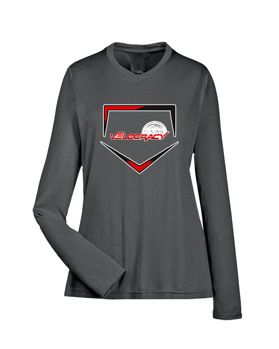 Velocracy by Citius Baseball Plate - Womens Performance Longsleeve