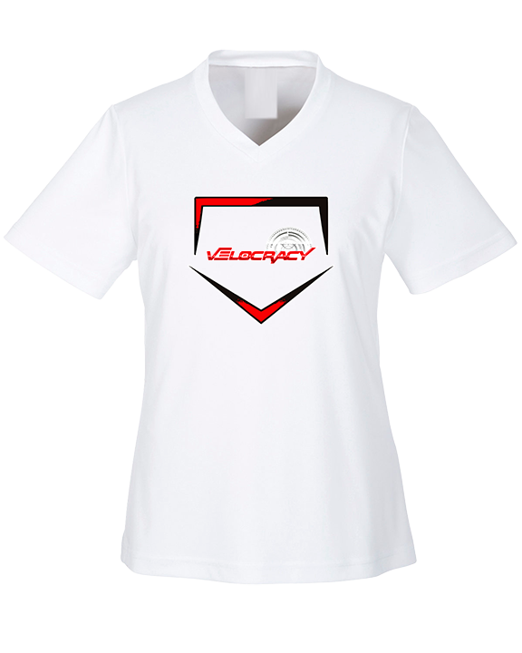 Velocracy by Citius Baseball Plate - Womens Performance Shirt