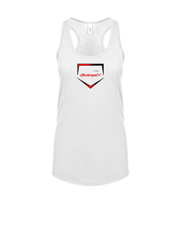 Velocracy by Citius Baseball Plate - Womens Tank Top