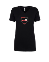 Velocracy by Citius Baseball Plate - Womens Vneck