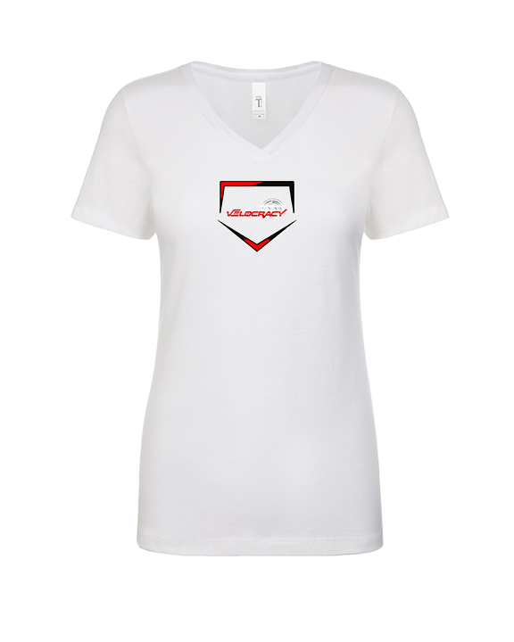 Velocracy by Citius Baseball Plate - Womens Vneck