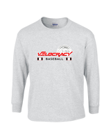 Velocracy by Citius Baseball Stacked - Cotton Longsleeve