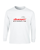 Velocracy by Citius Baseball Stacked - Cotton Longsleeve