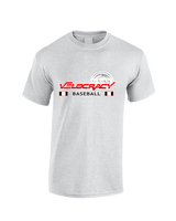 Velocracy by Citius Baseball Stacked - Cotton T-Shirt