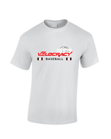 Velocracy by Citius Baseball Stacked - Cotton T-Shirt