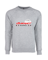 Velocracy by Citius Baseball Stacked - Crewneck Sweatshirt
