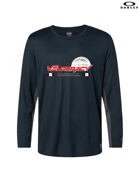 Velocracy by Citius Baseball Stacked - Mens Oakley Longsleeve