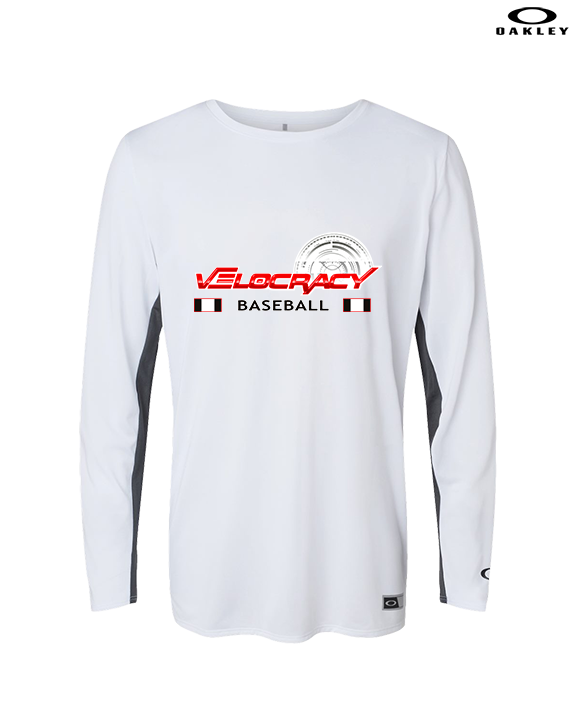 Velocracy by Citius Baseball Stacked - Mens Oakley Longsleeve