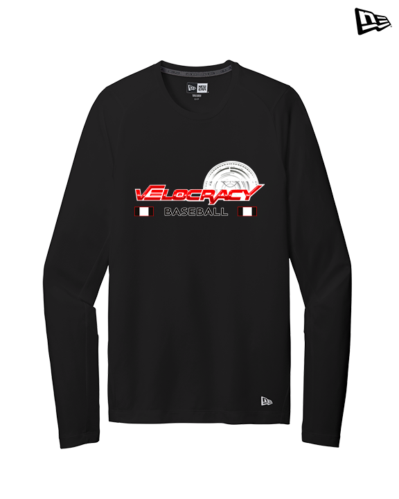 Velocracy by Citius Baseball Stacked - New Era Performance Long Sleeve