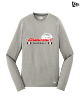 Velocracy by Citius Baseball Stacked - New Era Performance Long Sleeve