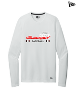 Velocracy by Citius Baseball Stacked - New Era Performance Long Sleeve