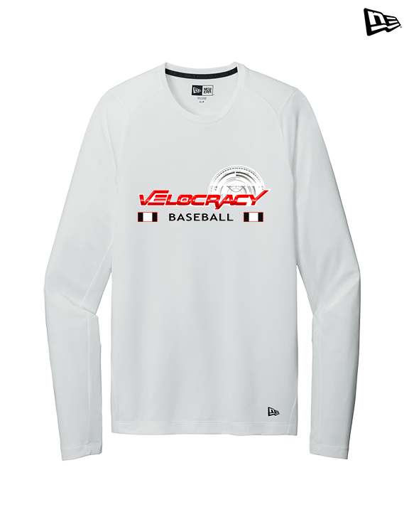Velocracy by Citius Baseball Stacked - New Era Performance Long Sleeve