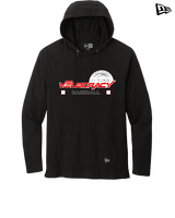 Velocracy by Citius Baseball Stacked - New Era Tri-Blend Hoodie