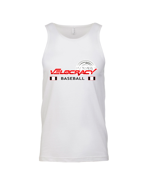 Velocracy by Citius Baseball Stacked - Tank Top