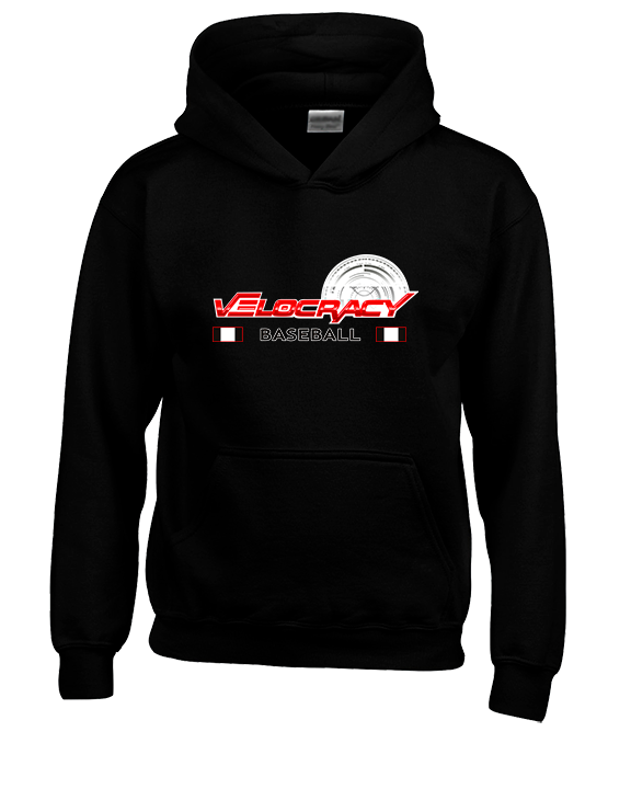 Velocracy by Citius Baseball Stacked - Unisex Hoodie