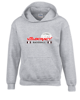 Velocracy by Citius Baseball Stacked - Unisex Hoodie