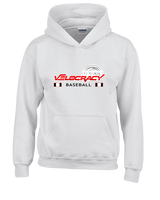 Velocracy by Citius Baseball Stacked - Unisex Hoodie