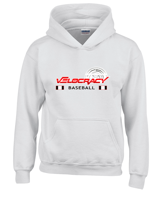 Velocracy by Citius Baseball Stacked - Unisex Hoodie
