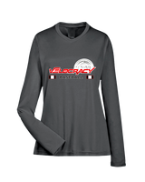 Velocracy by Citius Baseball Stacked - Womens Performance Longsleeve