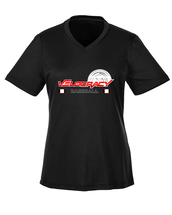 Velocracy by Citius Baseball Stacked - Womens Performance Shirt