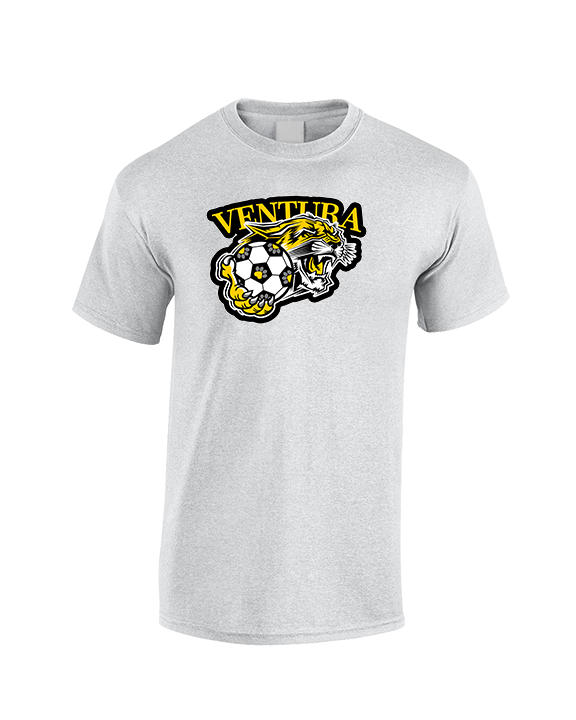 Ventura HS Girls Soccer Soccer Logo - Cotton T-Shirt