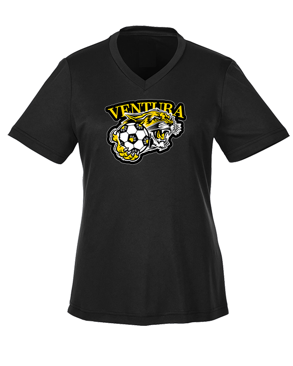 Ventura HS Girls Soccer Soccer Logo - Womens Performance Shirt