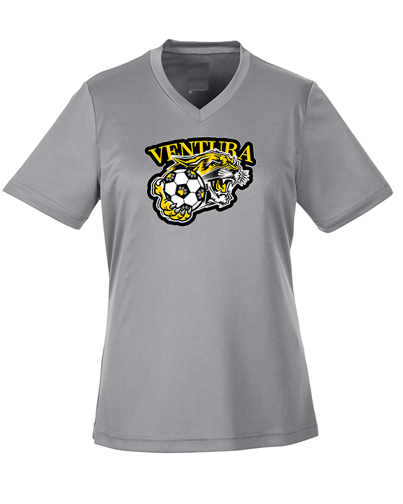 Ventura HS Girls Soccer Soccer Logo - Womens Performance Shirt