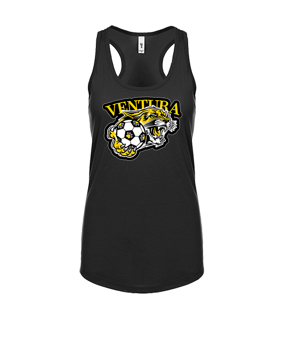 Ventura HS Girls Soccer Soccer Logo - Womens Tank Top