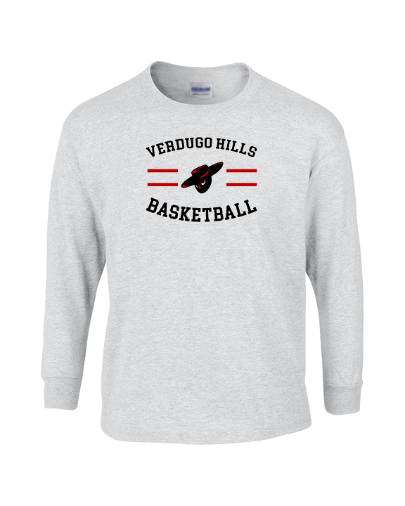 Verdugo Hills HS Boys Basketball Curve - Cotton Longsleeve