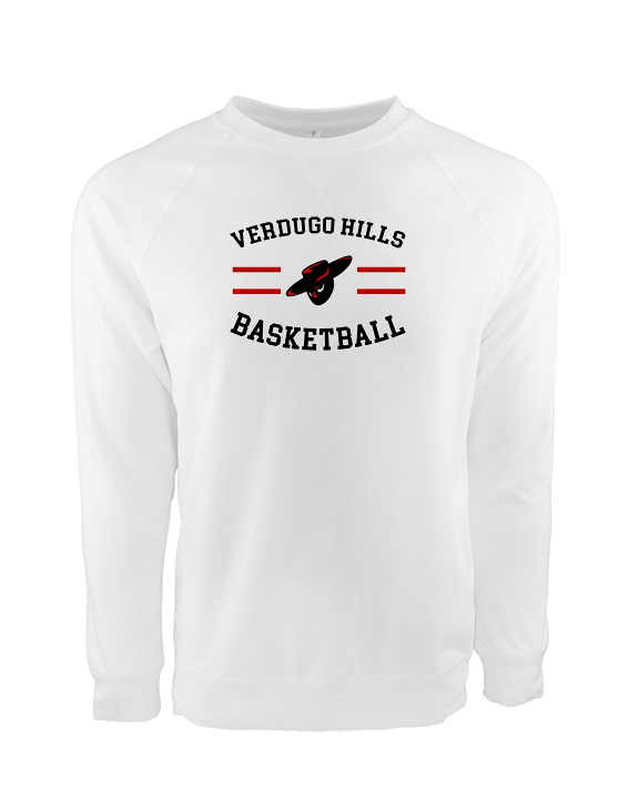 Verdugo Hills HS Boys Basketball Curve - Crewneck Sweatshirt