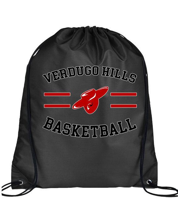 Verdugo Hills HS Boys Basketball Curve - Drawstring Bag